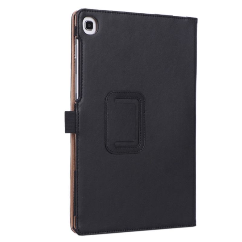 Case Samsung Galaxy Tab S5e Schwarz Lederart Mit Riemen