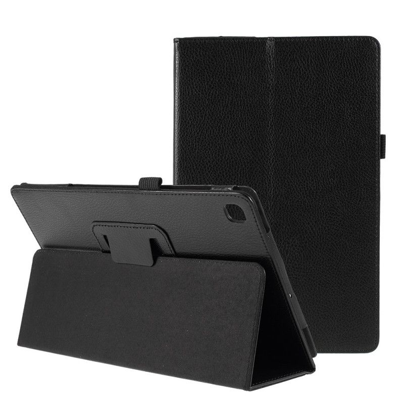 Case Samsung Galaxy Tab S5e Schwarz Litschi-Kunstleder