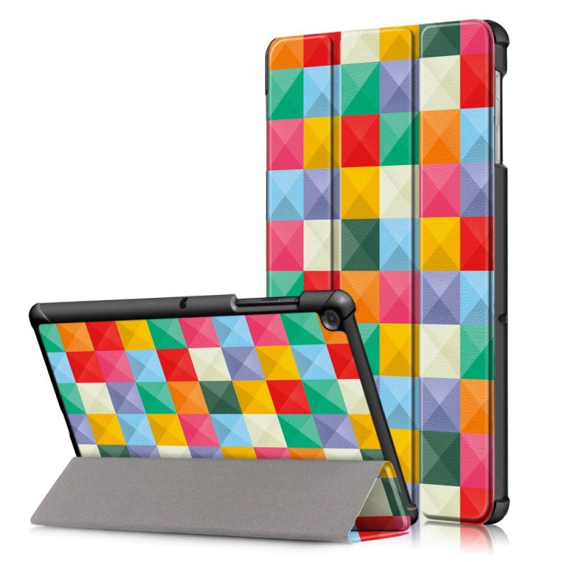 Farbenfrohes. Verstärktes Samsung Galaxy Tab S5e Smart Case