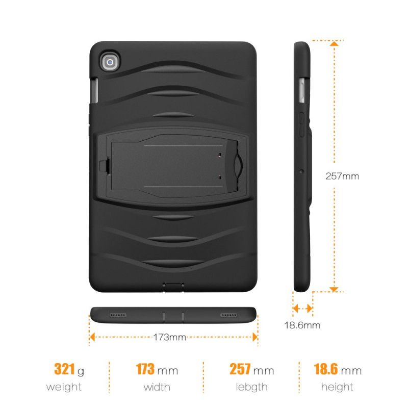 Hülle Für Samsung Galaxy Tab S5e Schwarz Stoßstangenschutz Mit Unterstützung
