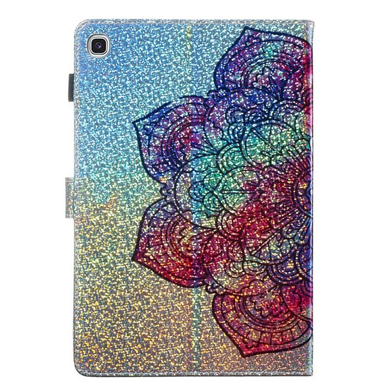 Lederhüllen Für Samsung Galaxy Tab S5e Glitzermandala