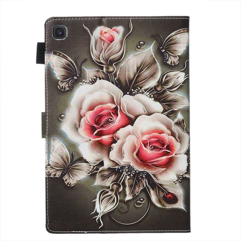 Lederhüllen Samsung Galaxy Tab S5e Blumenstrauß
