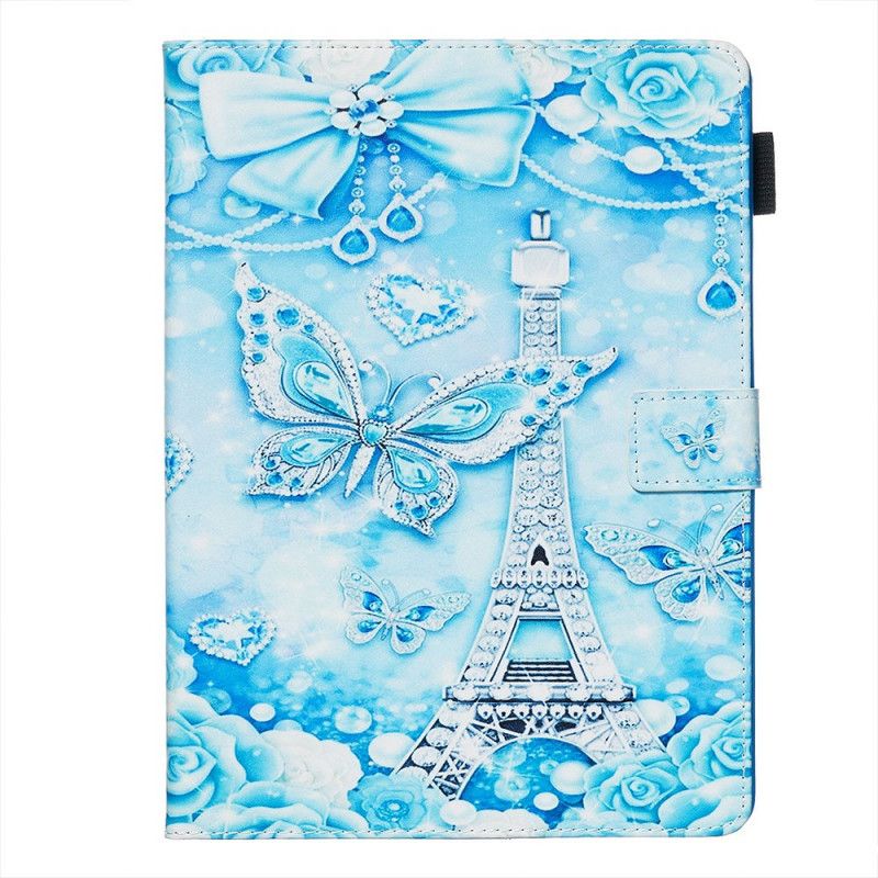 Lederhüllen Samsung Galaxy Tab S5e Diamant-Eiffelturm