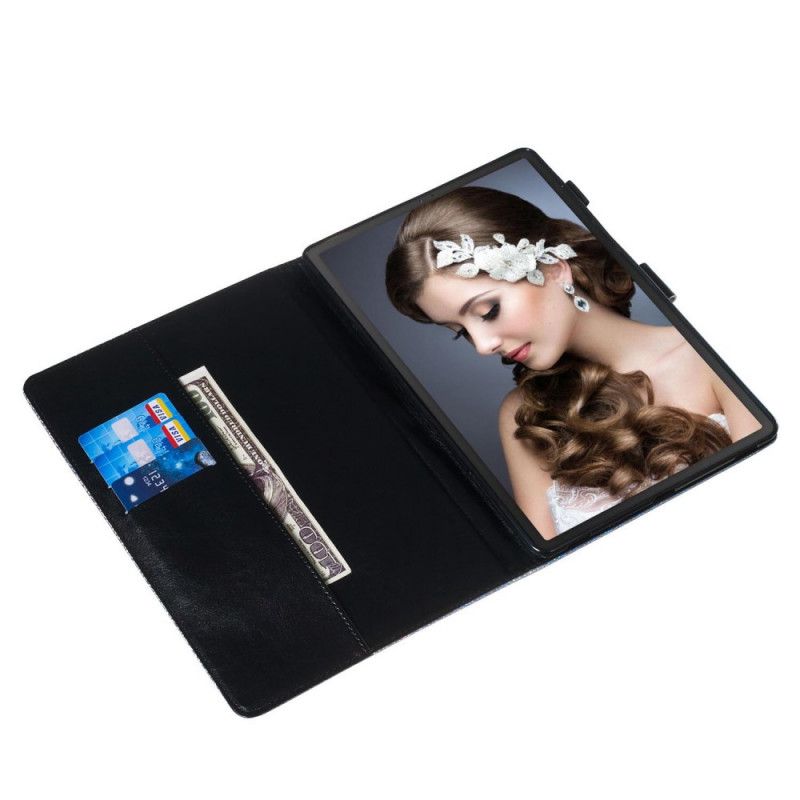 Lederhüllen Samsung Galaxy Tab S5e Glitzerpanda