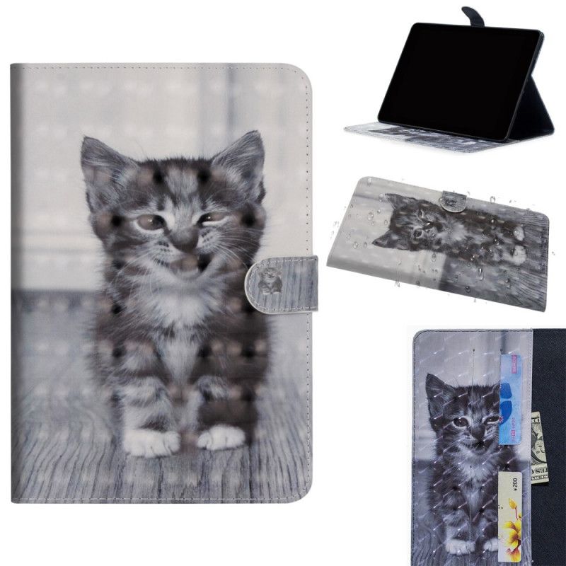 Lederhüllen Samsung Galaxy Tab S5e Handyhülle Kätzchen