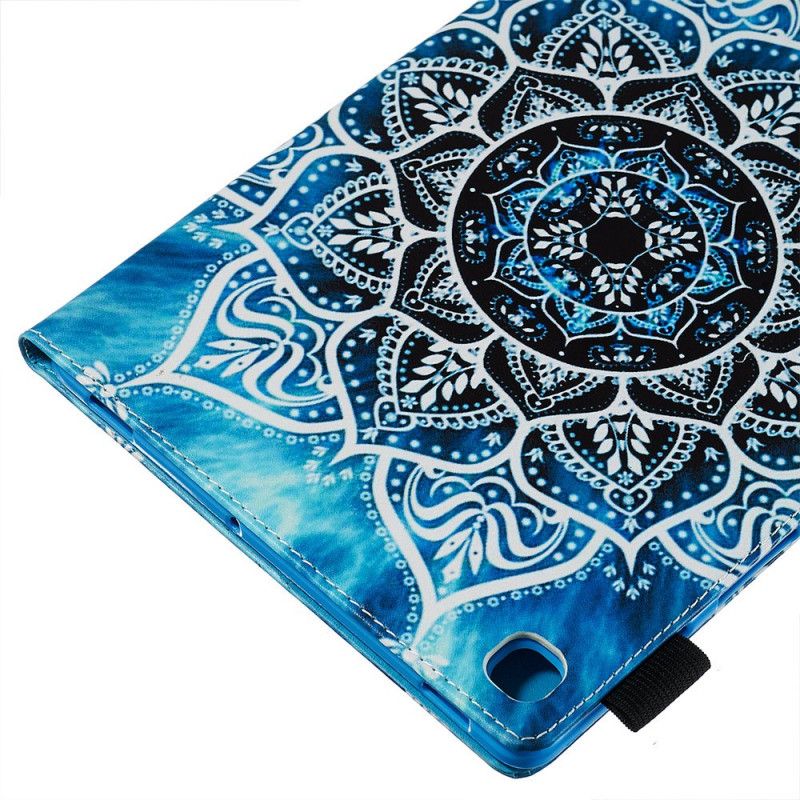 Lederhüllen Samsung Galaxy Tab S5e Schneeflockenmandala