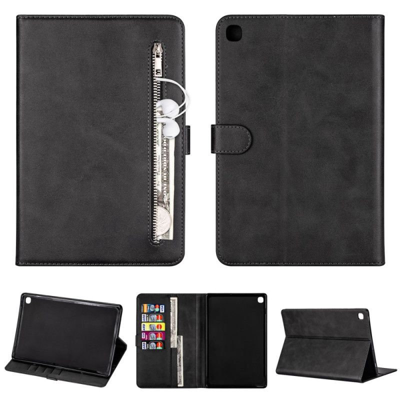 Lederhüllen Samsung Galaxy Tab S5e Schwarz Brieftasche