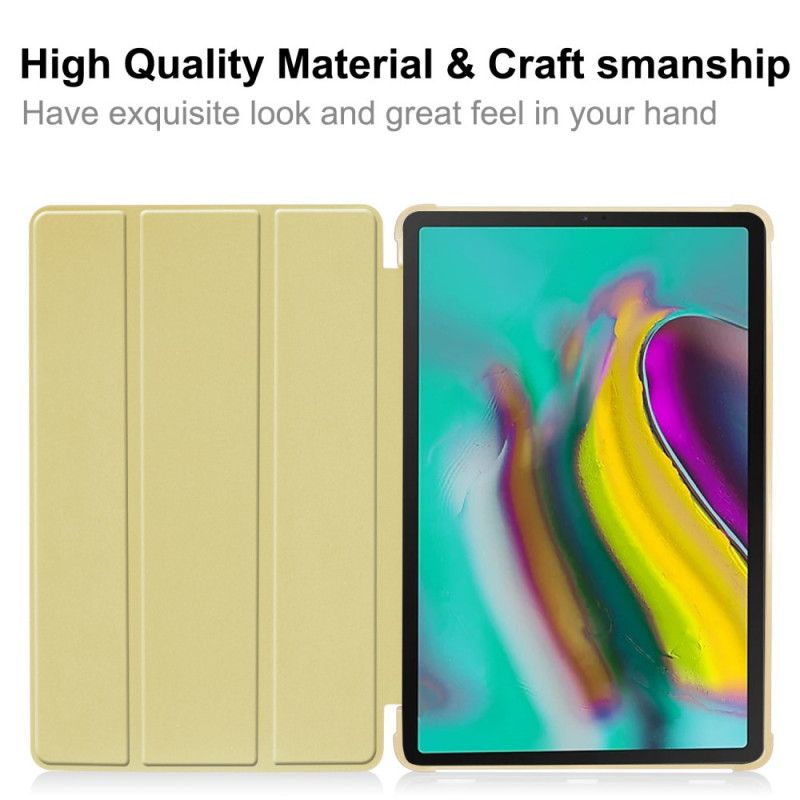 Smart Case Samsung Galaxy Tab S5e Rot Verstärkte Eckenfarben