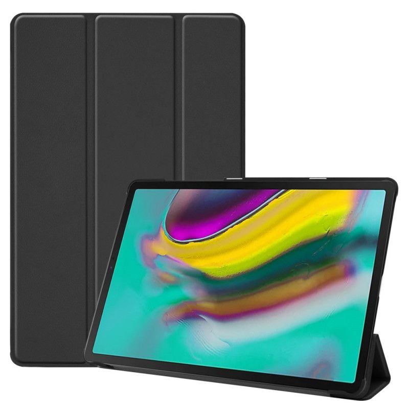 Smart Case Samsung Galaxy Tab S5e Schwarz Klassisches Kunstleder