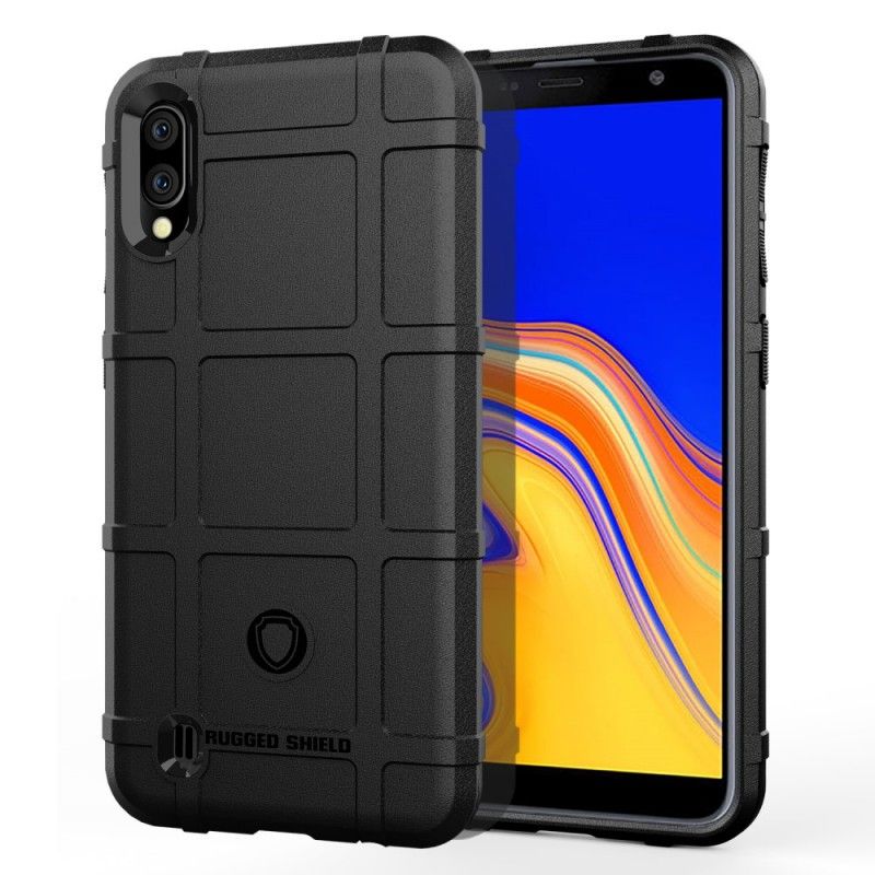 Hülle Für Samsung Galaxy A10 Schwarz Robuster Schild