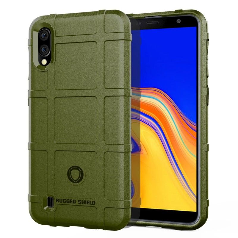 Hülle Für Samsung Galaxy A10 Schwarz Robuster Schild