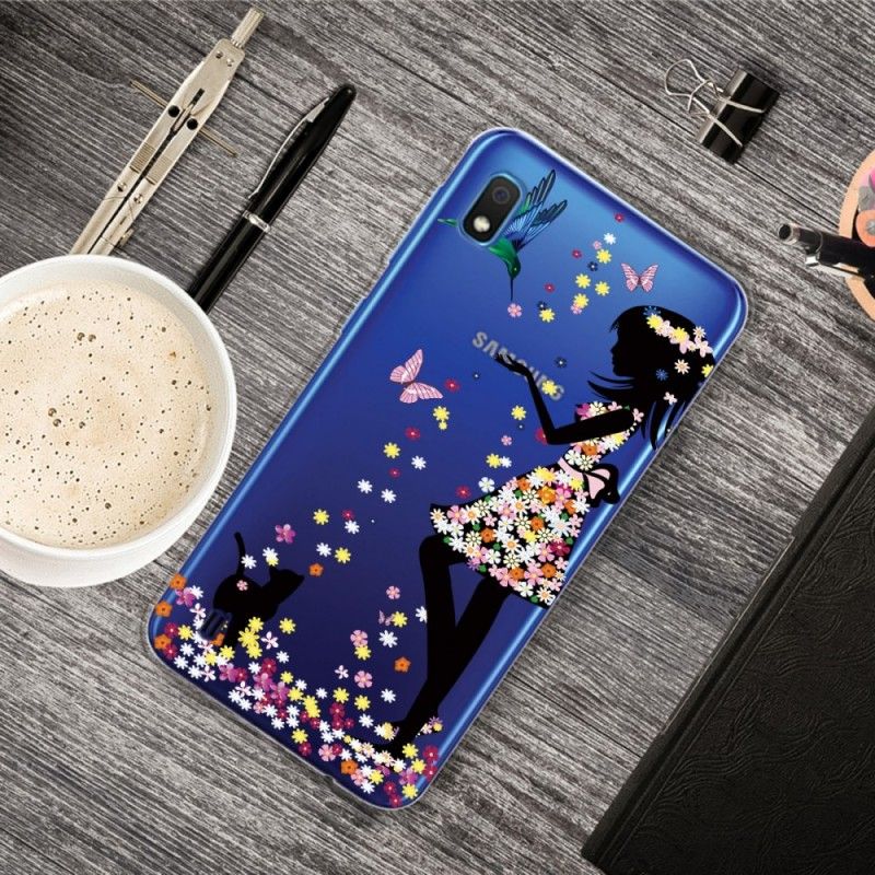 Hülle Samsung Galaxy A10 Handyhülle Magische Frau