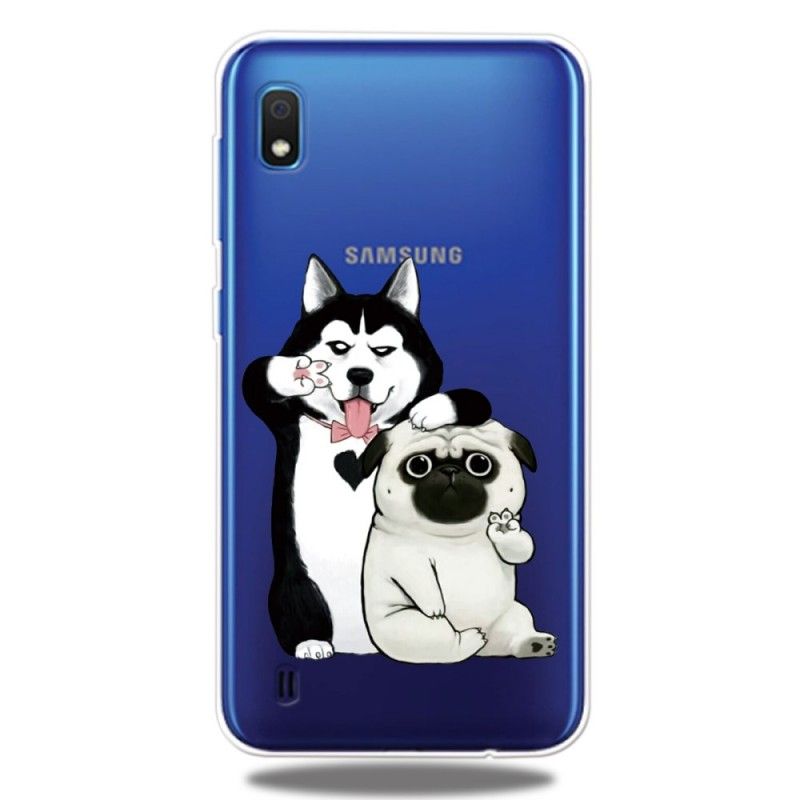 Hülle Samsung Galaxy A10 Lustige Hunde