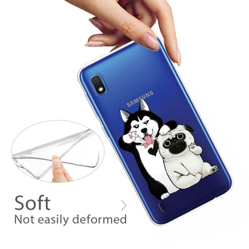 Hülle Samsung Galaxy A10 Lustige Hunde