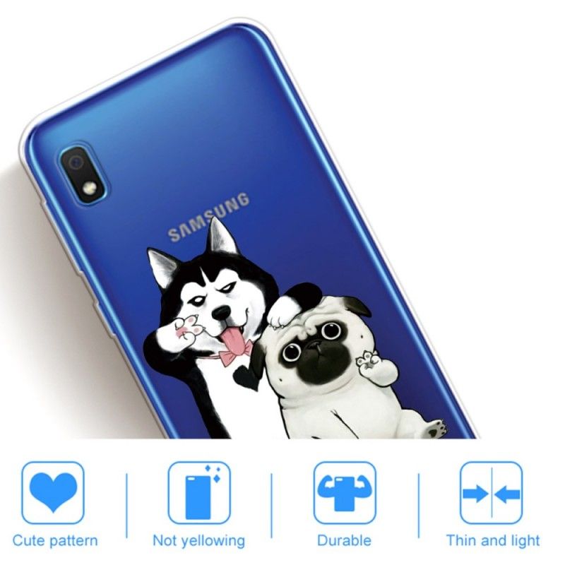 Hülle Samsung Galaxy A10 Lustige Hunde