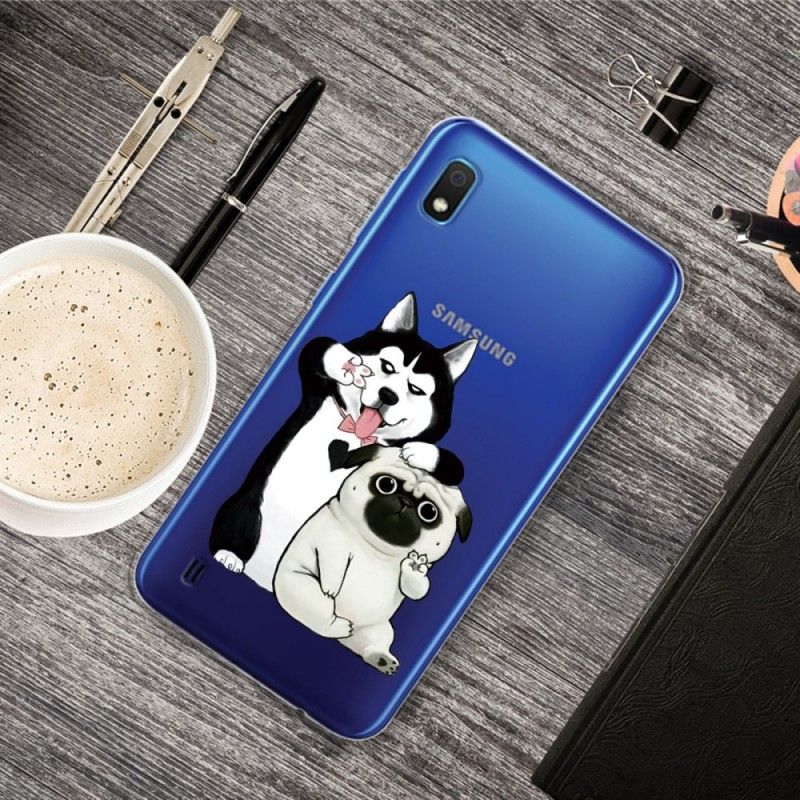 Hülle Samsung Galaxy A10 Lustige Hunde