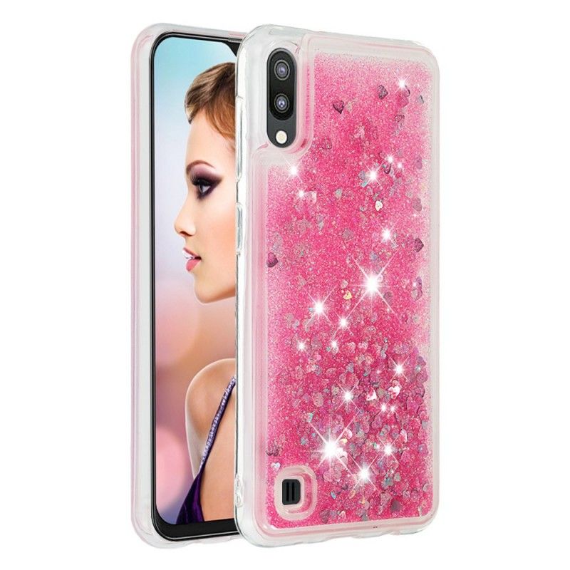 Hülle Samsung Galaxy A10 Magenta Ich Bin Glitzernd
