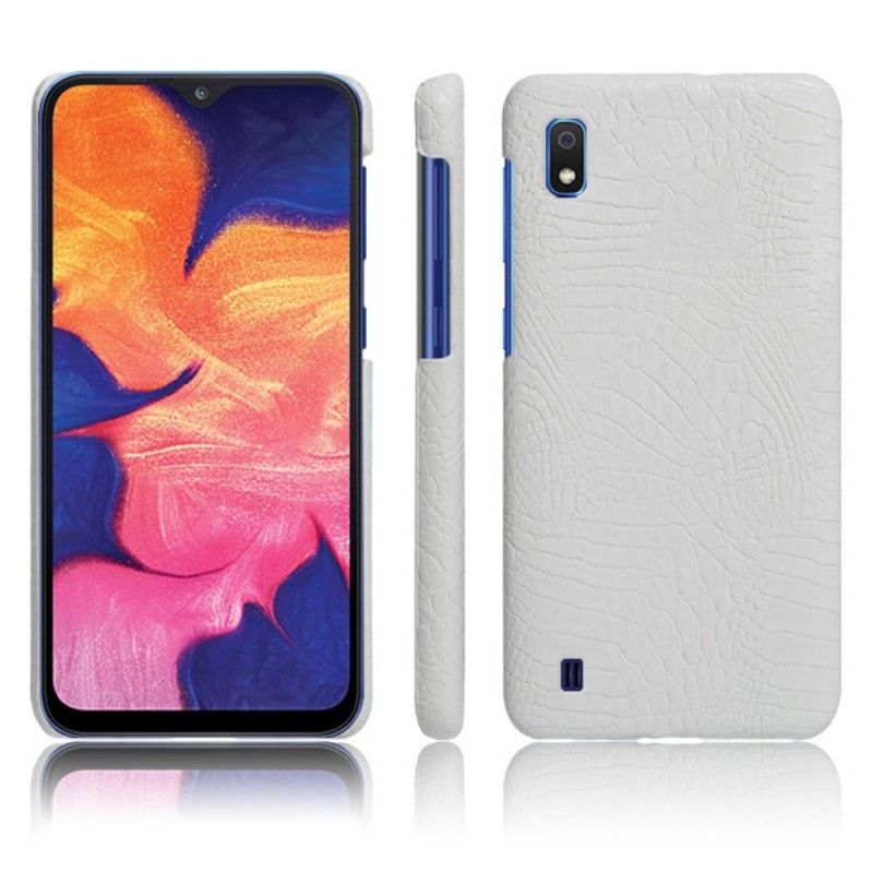 Hülle Samsung Galaxy A10 Magenta Ksq Krokodilhauteffekt