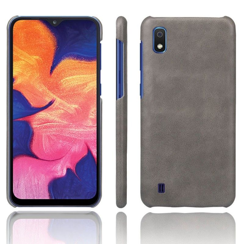 Hülle Samsung Galaxy A10 Rot Ksq Ledereffekt