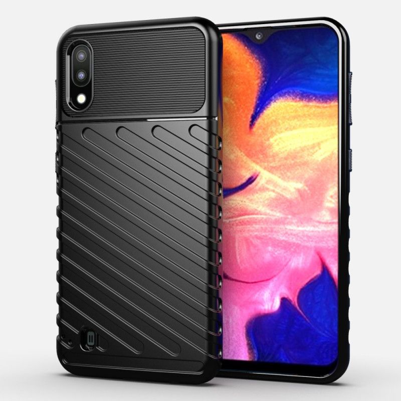 Hülle Samsung Galaxy A10 Schwarz Donnerserie