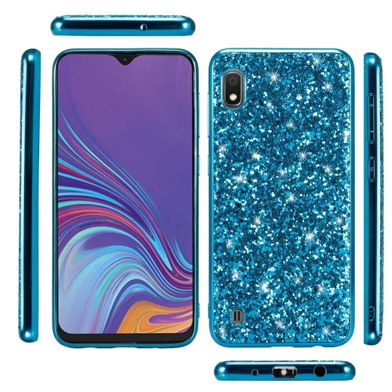 Hülle Samsung Galaxy A10 Schwarz Premium Glitter