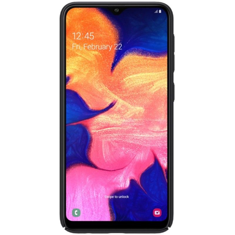 Hülle Samsung Galaxy A10 Schwarz Starrer Gefrosteter Nillkin