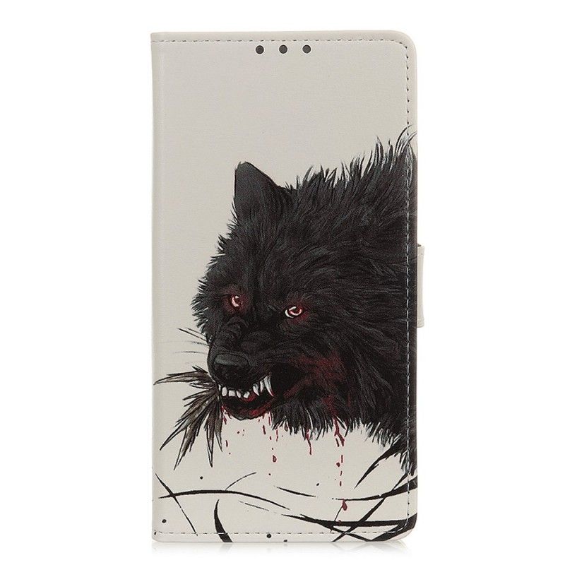 Lederhüllen Für Samsung Galaxy A10 Hungriger Wolf