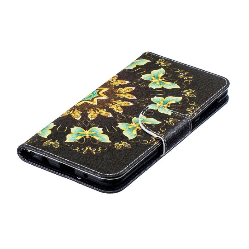 Lederhüllen Für Samsung Galaxy A10 Schmetterlingsmandala