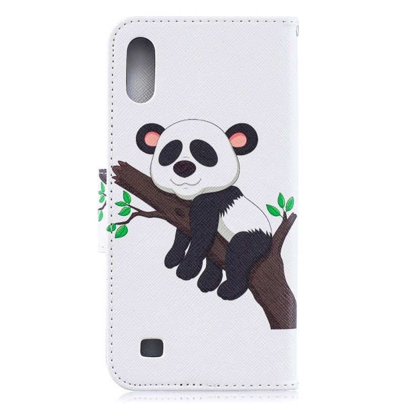 Lederhüllen Samsung Galaxy A10 Fauler Panda