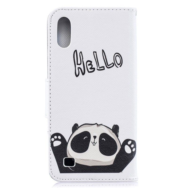 Lederhüllen Samsung Galaxy A10 Hallo Panda