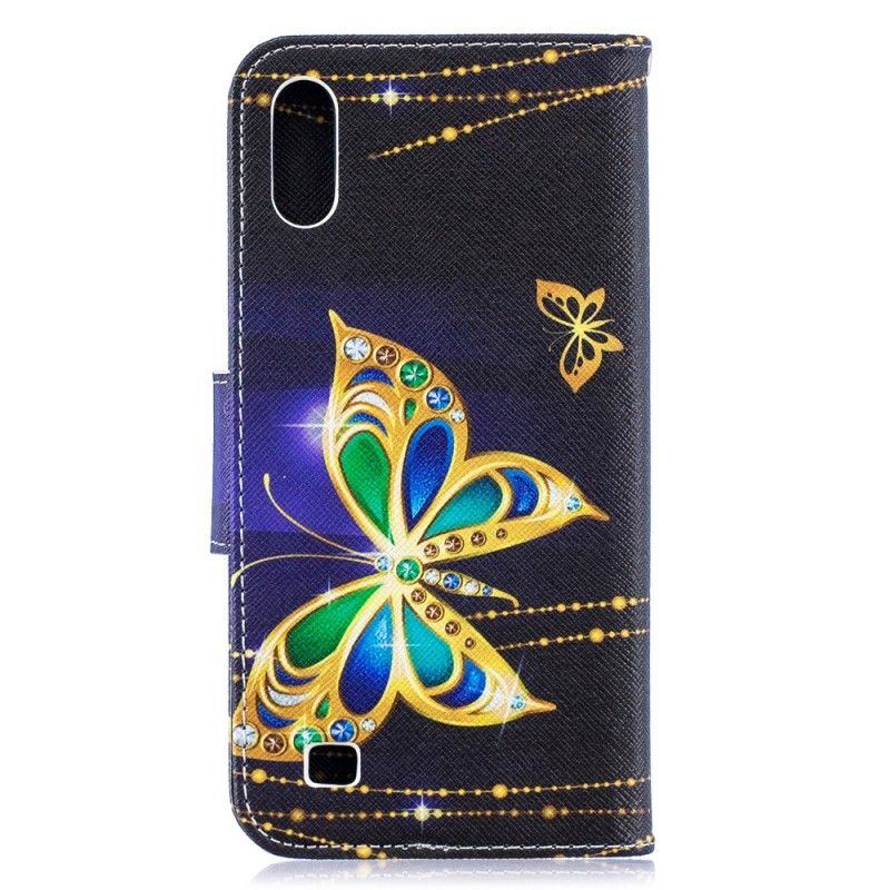 Lederhüllen Samsung Galaxy A10 Magischer Schmetterling