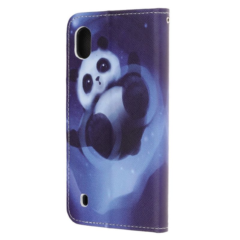 Lederhüllen Samsung Galaxy A10 Panda-Raum Mit Tanga