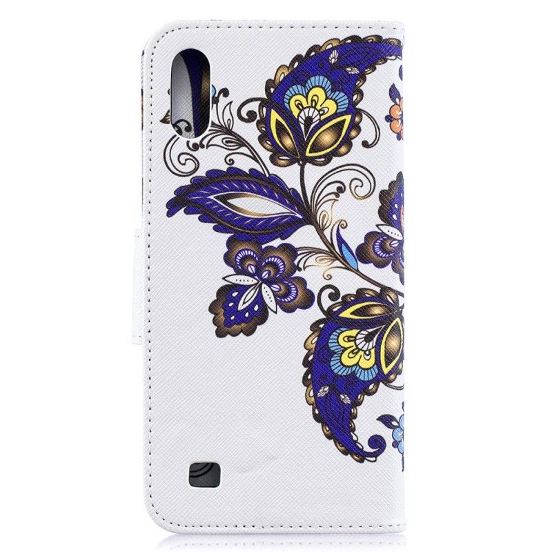 Lederhüllen Samsung Galaxy A10 Schmetterling Tattoo