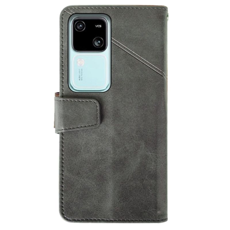 Lederhüllen Vivo V30 5g Geometrisches Idewei