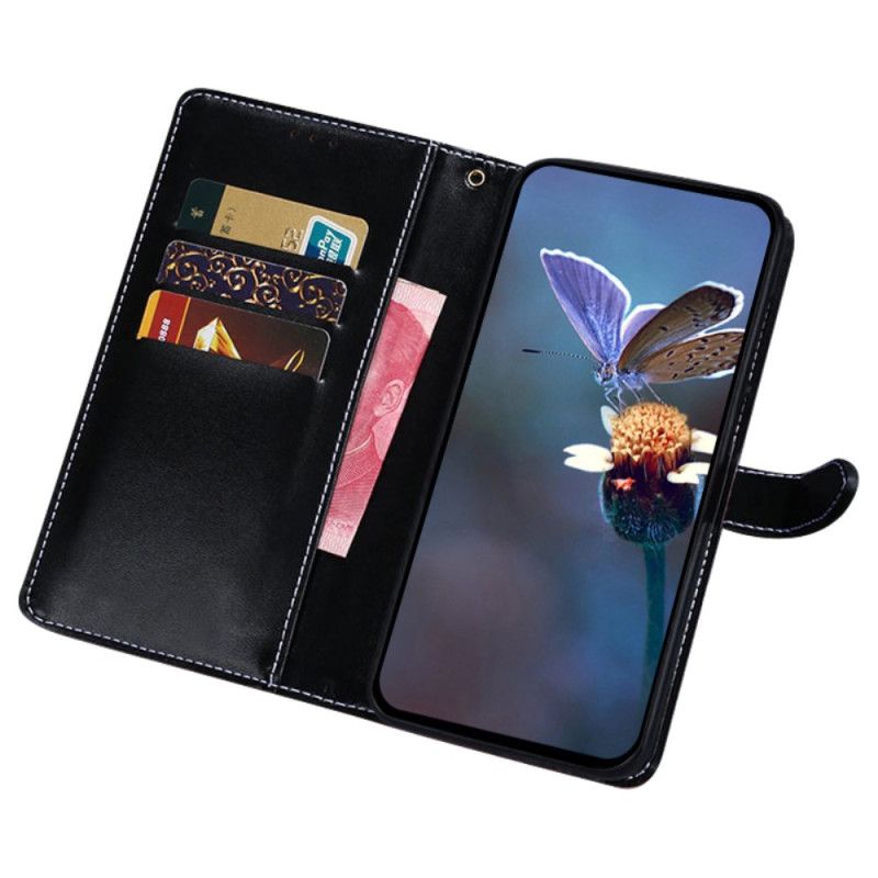 Lederhüllen Vivo V30 5g Handyhülle Krokodilstruktur