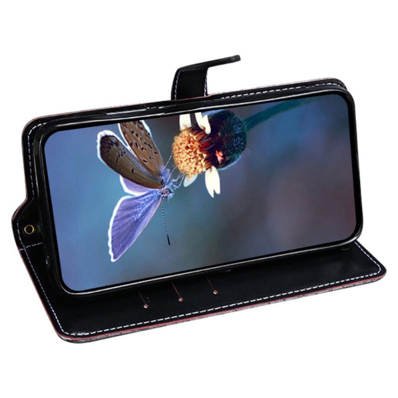 Lederhüllen Vivo V30 5g Handyhülle Krokodilstruktur
