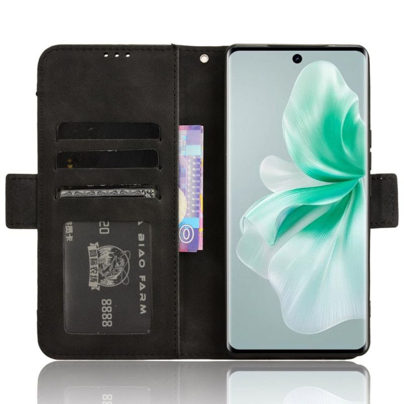 Lederhüllen Vivo V30 5g Handyhülle Mehrfach-kartenfach