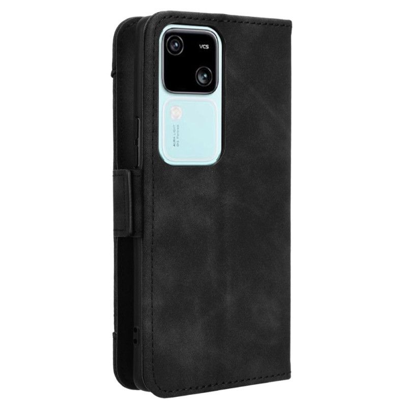 Lederhüllen Vivo V30 5g Handyhülle Mehrfach-kartenfach