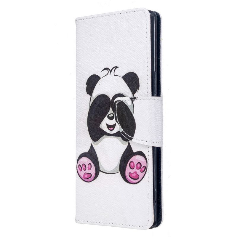 Lederhüllen Sony Xperia 5 Lustiger Panda