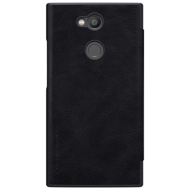 Flip Case Sony Xperia L2 Schwarz Handyhülle Nillkin-Qin-Serie