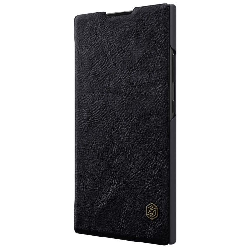 Flip Case Sony Xperia L2 Schwarz Handyhülle Nillkin-Qin-Serie