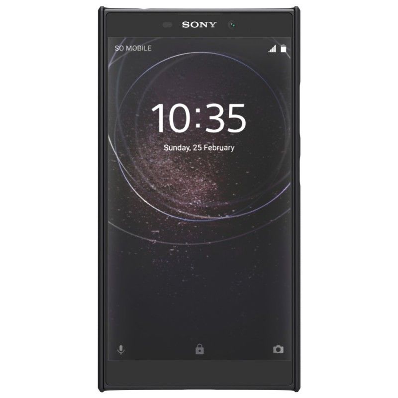 Hülle Für Sony Xperia L2 Schwarz Starrer Gefrosteter Nillkin