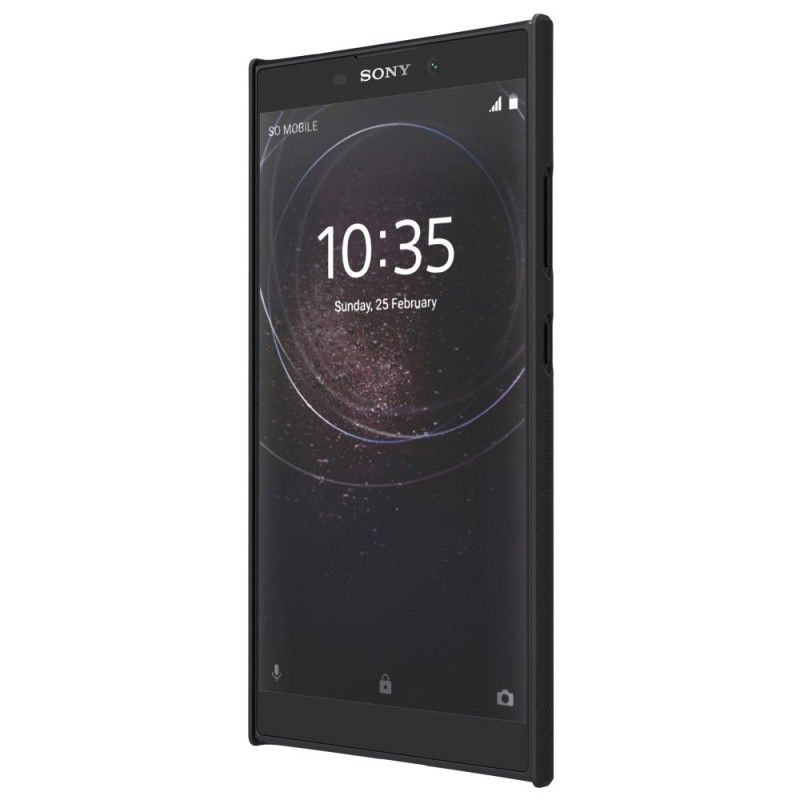 Hülle Für Sony Xperia L2 Schwarz Starrer Gefrosteter Nillkin