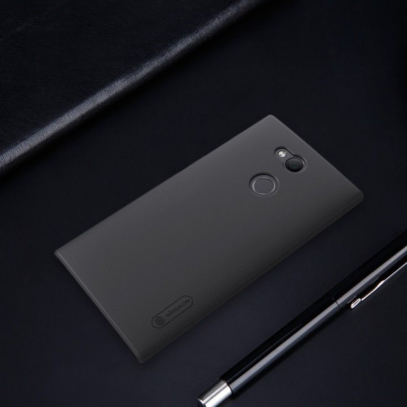 Hülle Für Sony Xperia L2 Schwarz Starrer Gefrosteter Nillkin