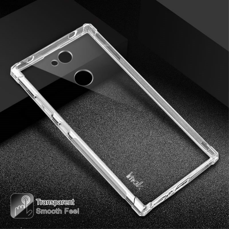 Hülle Sony Xperia L2 Schwarz Seidenserie