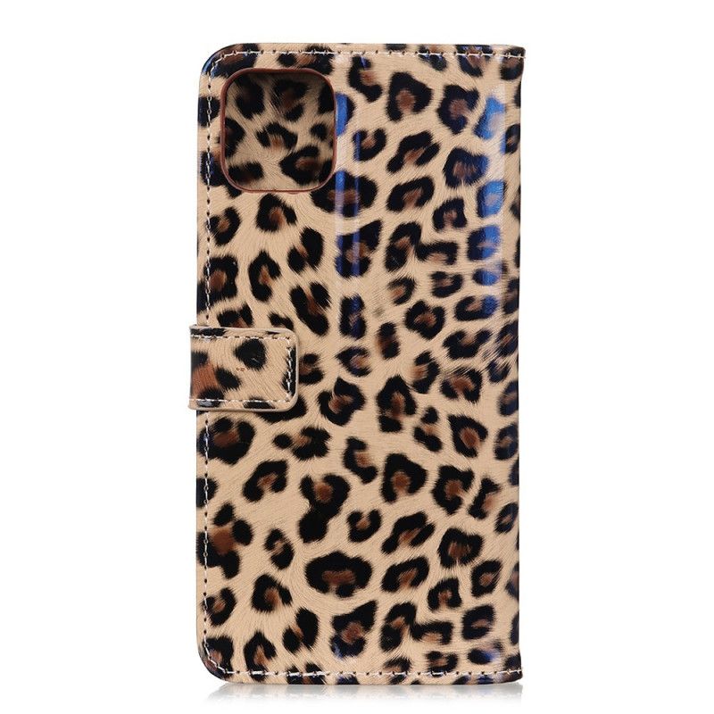 Lederhüllen Samsung Galaxy Note 10 Lite Leopard