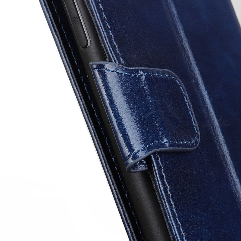 Lederhüllen Samsung Galaxy Note 10 Lite Schwarz Klassischer Ledereffekt