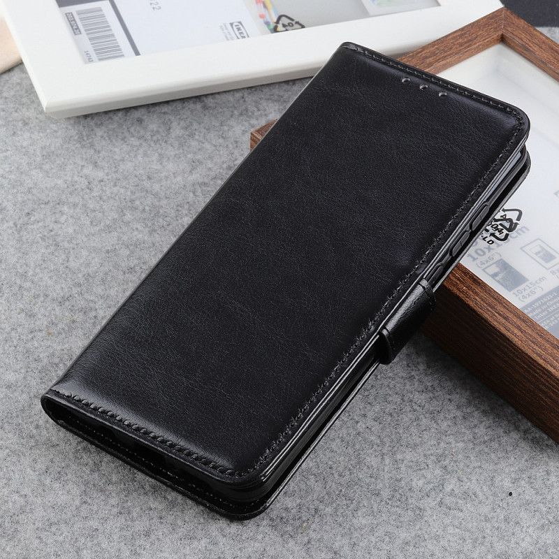 Lederhüllen Samsung Galaxy Note 10 Lite Schwarz Unglaublicher Ledereffekt