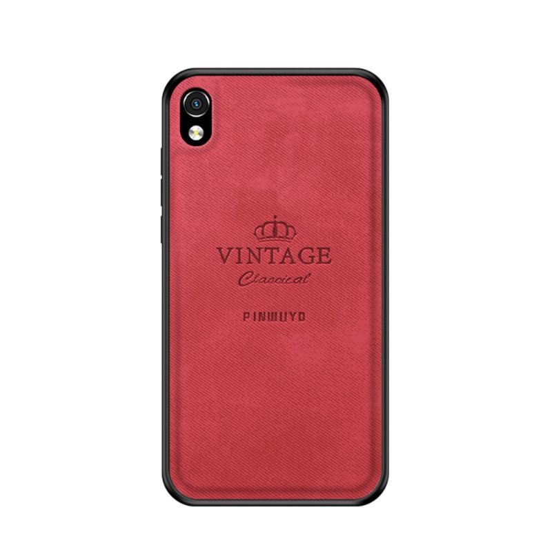 Hülle Für Xiaomi Redmi 7A Schwarz Ehrenwerter Vintage Pinwuyo