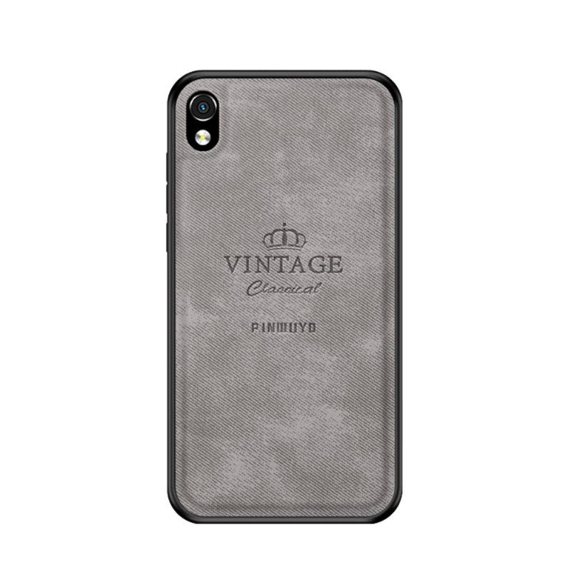 Hülle Für Xiaomi Redmi 7A Schwarz Ehrenwerter Vintage Pinwuyo